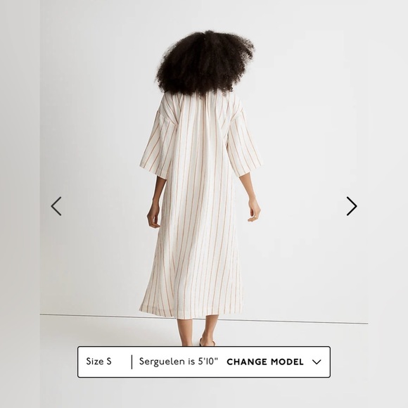 BRAND NEW Madewell Lightestspun Cover-Up Maxi Shirtdress. Never before worn. NWT - Picture 4 of 7